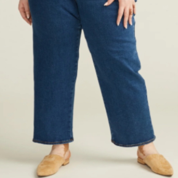 Universal Standard Etta High Rise Straight Leg Jeans EUC - Picture 2 of 5